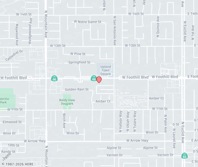 Location Map: 886 West Foothill Blvd., Suite B Upland, CA 91786